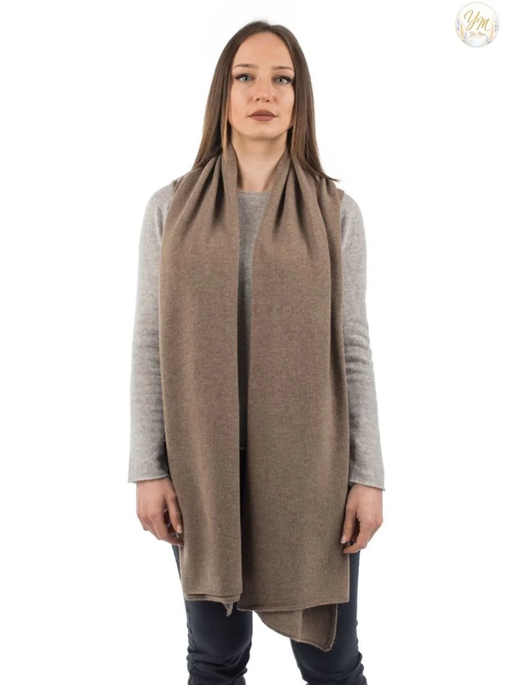 Women's Cashmere Wool Blend Stole Wrap Shawl